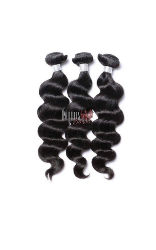 3 loose wave luxury Indian hair bundles