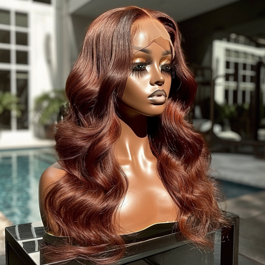 4/27 highlights hd lace straight/body wave luxury wig